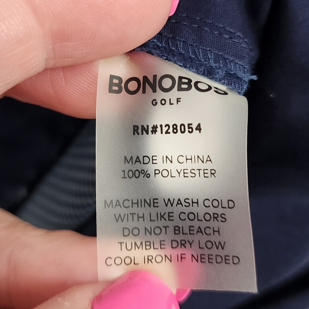 Bonobos Golf Pants Houndstooth Navy Blue Gray 36/32 Slim - Picture 11 of 11
